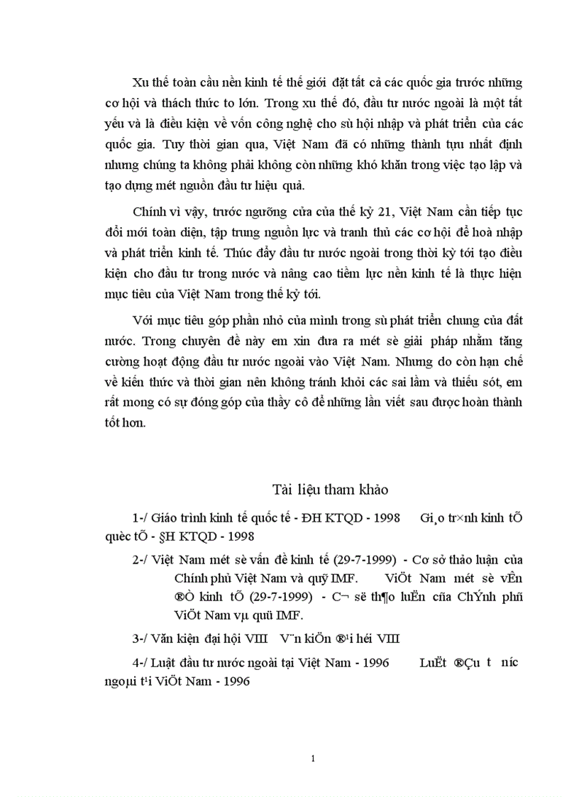 image for page Thực trạng và giải pháp phát triển hình thức đầu tư trực tiếp nước ngoài tại Việt Nam