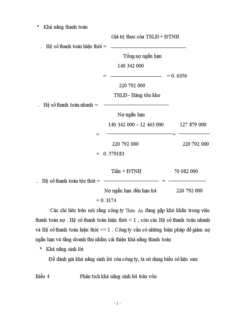 image for page Tình hình tổ chức thực hiện công tác tài chính ở công ty Thiên An