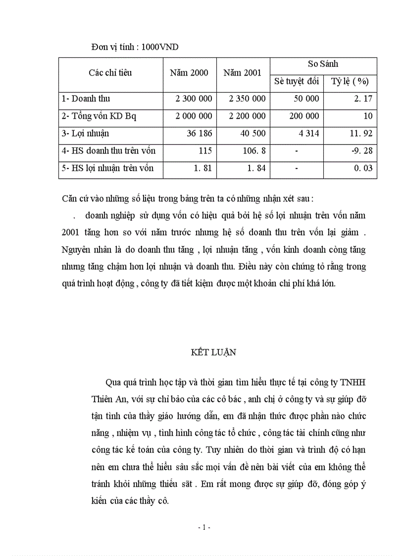 image for page Tình hình tổ chức thực hiện công tác tài chính ở công ty Thiên An