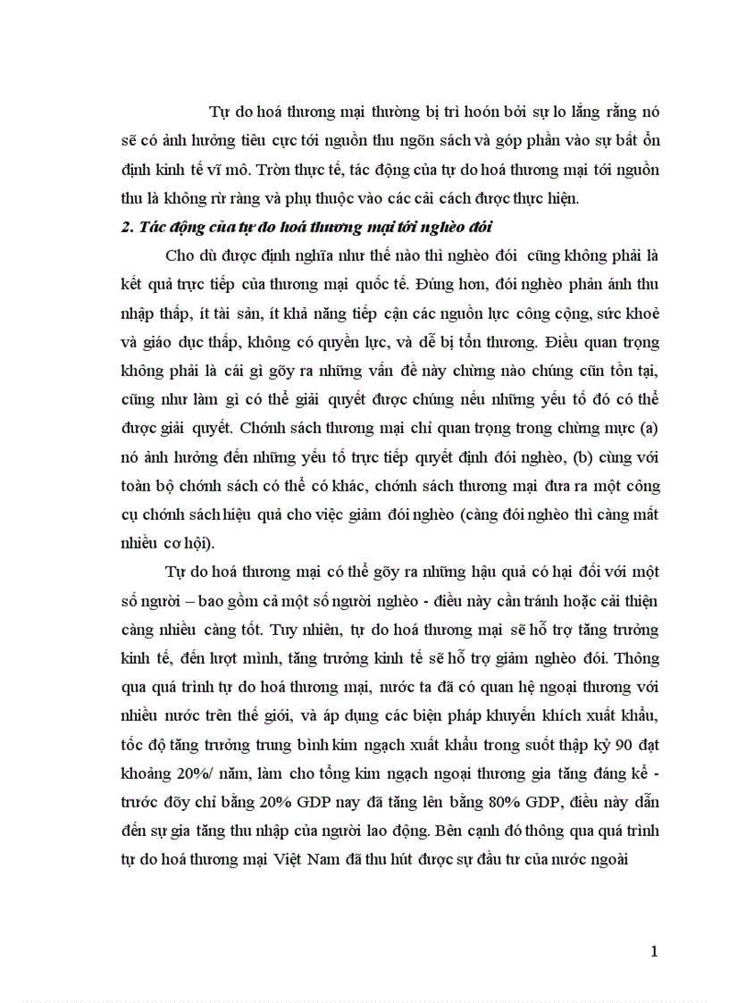 image for page Tác động của tự do hoá thương mại tới tăng trưởng và nghèo đói ở Việt Nam