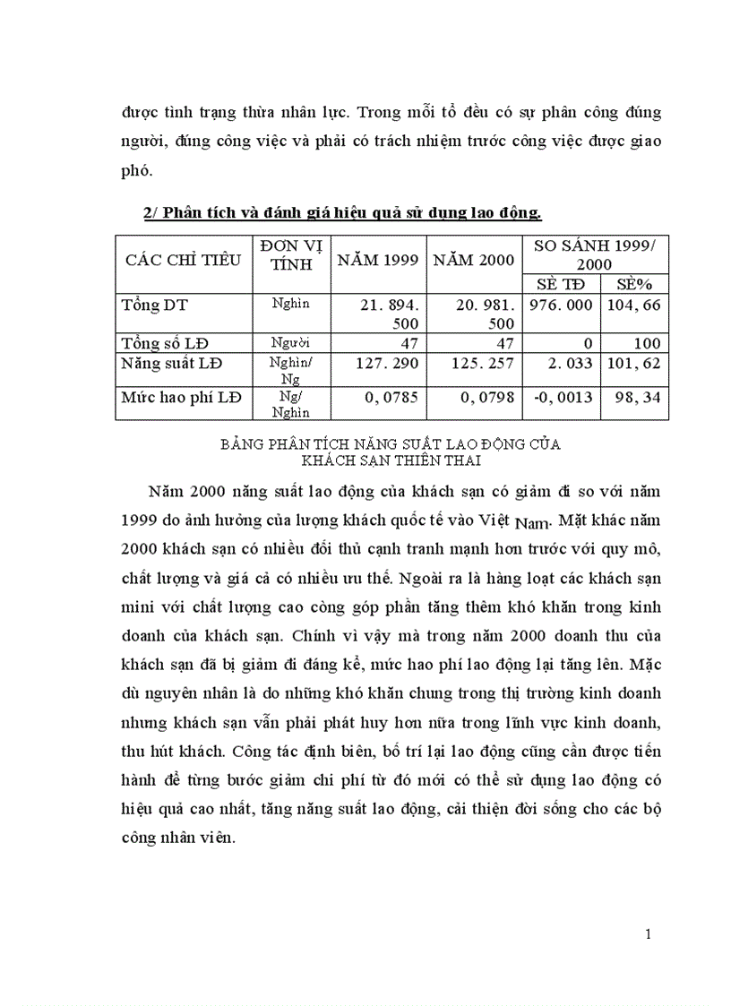 image for page Khái quát sản xuất kinh doanh và tổ chức quản lý của khách sạn Thiên Thai
