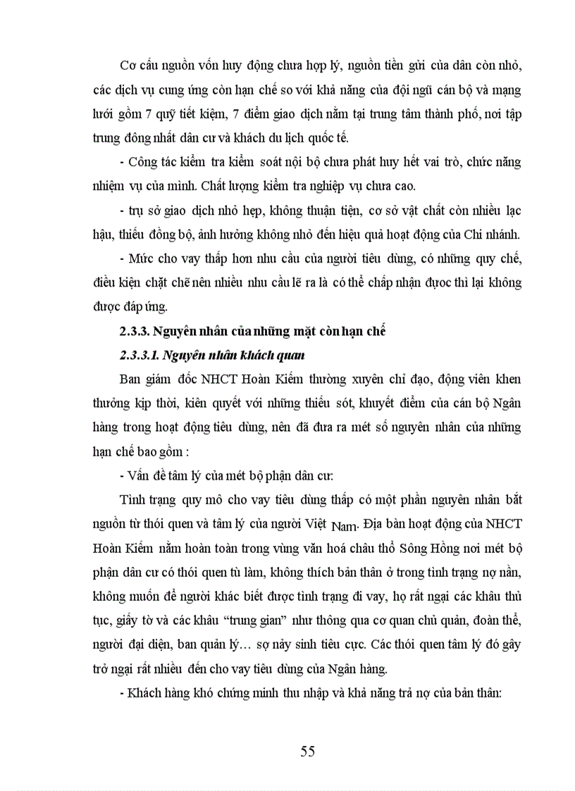 image for page Giải pháp mở rộng và nâng cao hiệu quả tín dụng tiêu dùng tại Ngân hàng Công Thương Việt Nam Chi nhánh Hoàn kiếm 1