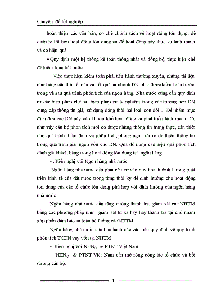 image for page Phân tích tài chính khách hàng phục vụ hoạt động tín dụng của chi nhánh NHNO PTNT cấp III Chi Lăng tp Lạng Sơn