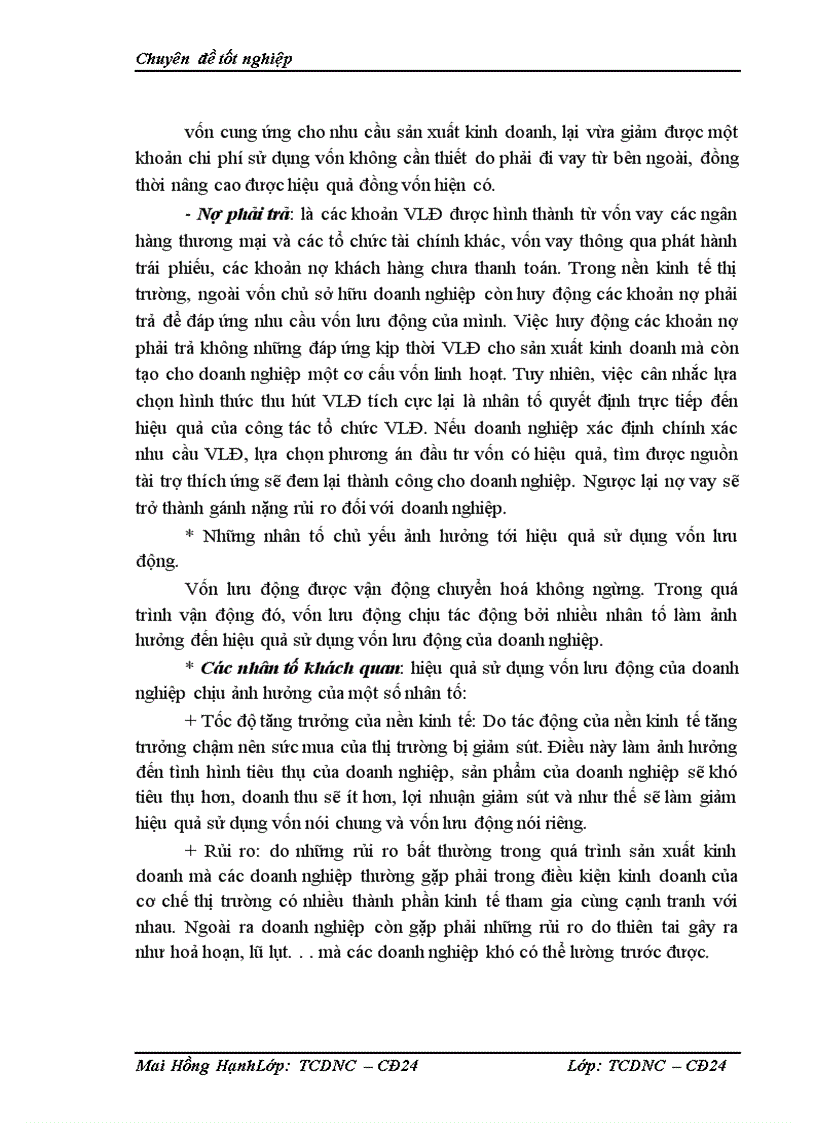 image for page Vốn lưu động và các giải pháp tài chính nâng cao hiệu quả sử dụng vốn lưu động tại Công ty Cổ phần SNC 1