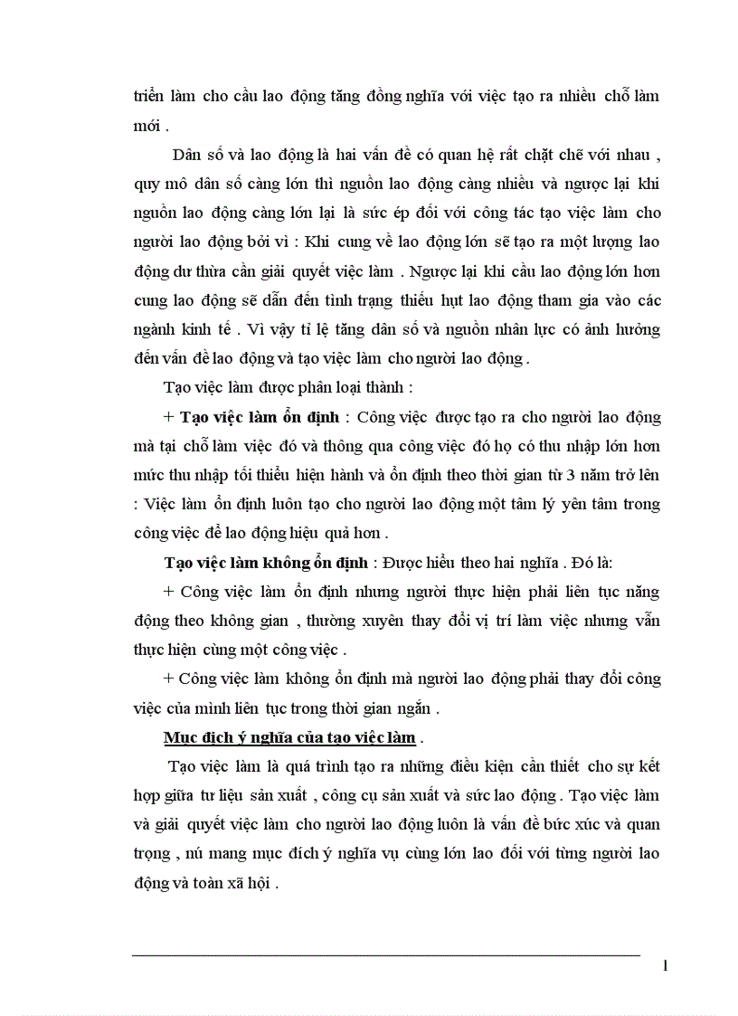 image for page Thực trạng về lao động việc làm và vấn đề giải quyết việc làm ở tỉnh Thái Bình 1