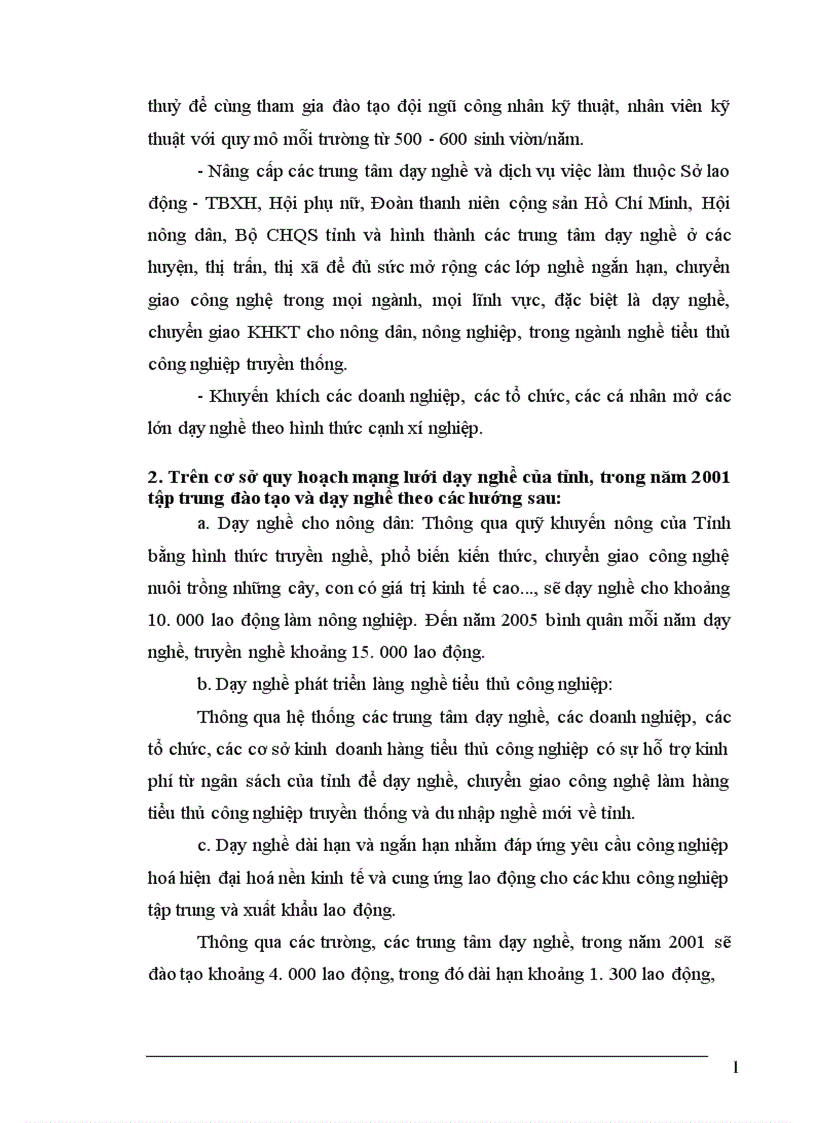 image for page Thực trạng về lao động việc làm và vấn đề giải quyết việc làm ở tỉnh Thái Bình 1