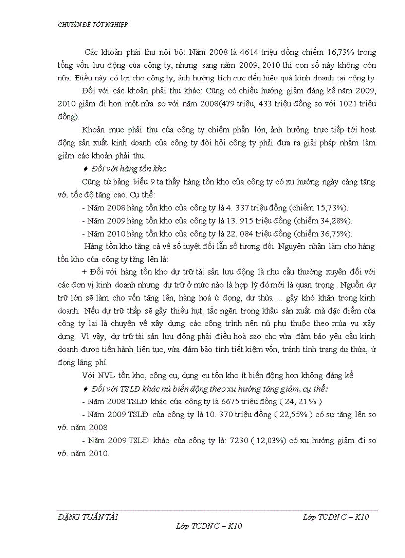 image for page Một số vấn đề về vốn và giải pháp nâng cao hiệu quả sử dụng vốn tại Công ty Tuấn Tài