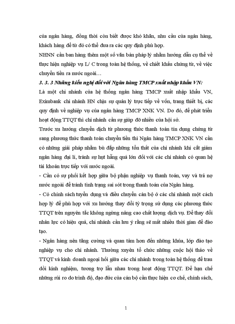 image for page Giải pháp nâng cao hiệu quả của các phương thức TTQT tại Ngân hàng TMCP xuất nhập khẩu Việt Nam chi nhánh Hà Nội