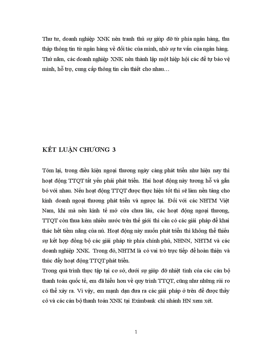 image for page Giải pháp nâng cao hiệu quả của các phương thức TTQT tại Ngân hàng TMCP xuất nhập khẩu Việt Nam chi nhánh Hà Nội