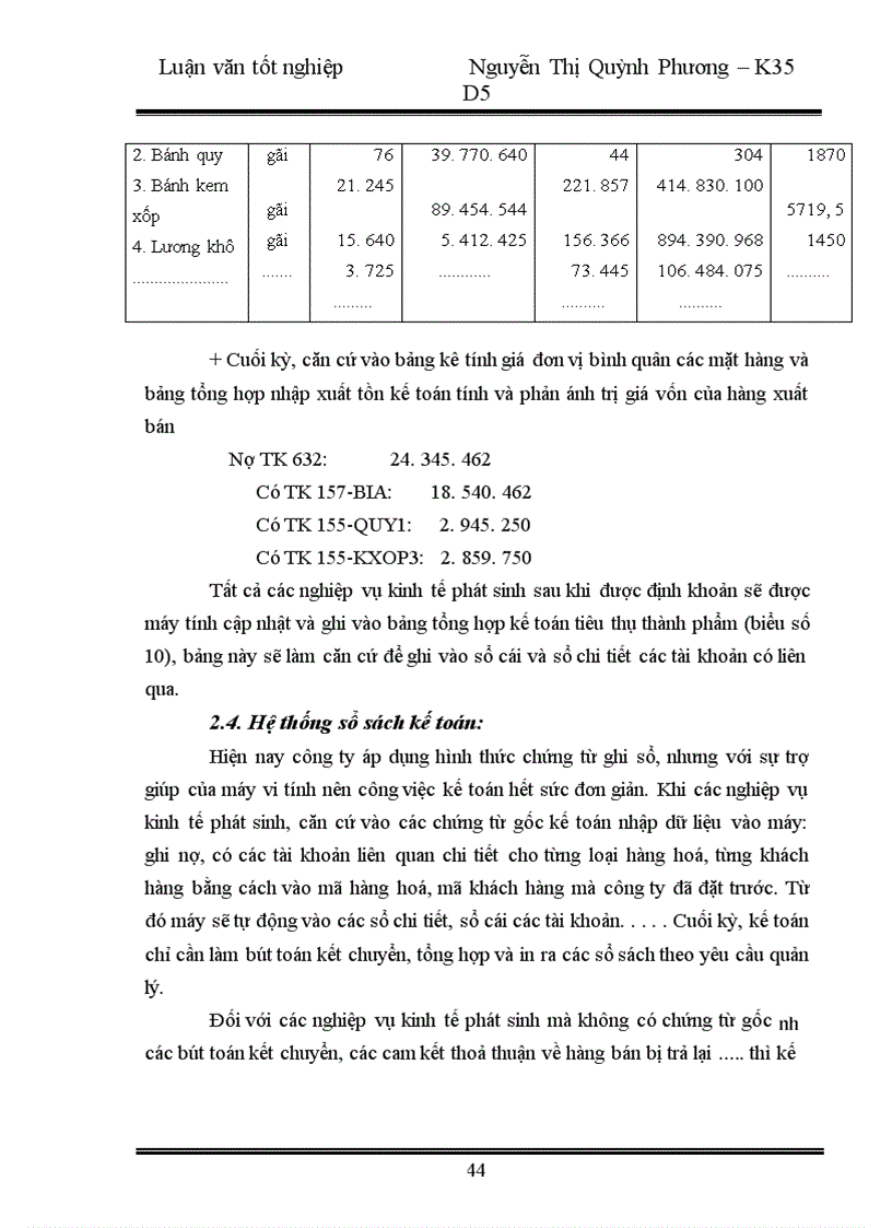 image for page Hoàn thiện kế toán nghiệp vụ tiêu thụ thành phẩm tại Công ty Liên Hợp Thực Phẩm Hà Tây 1