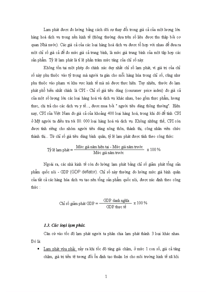 image for page Lạm phát và các chính sách kiềm chế lạm phát trong thời gian gần đây