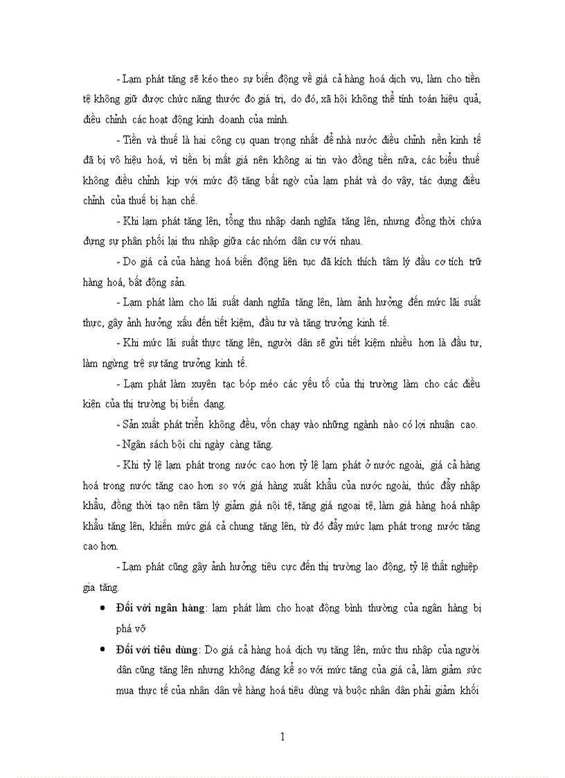 image for page Lạm phát và các chính sách kiềm chế lạm phát trong thời gian gần đây