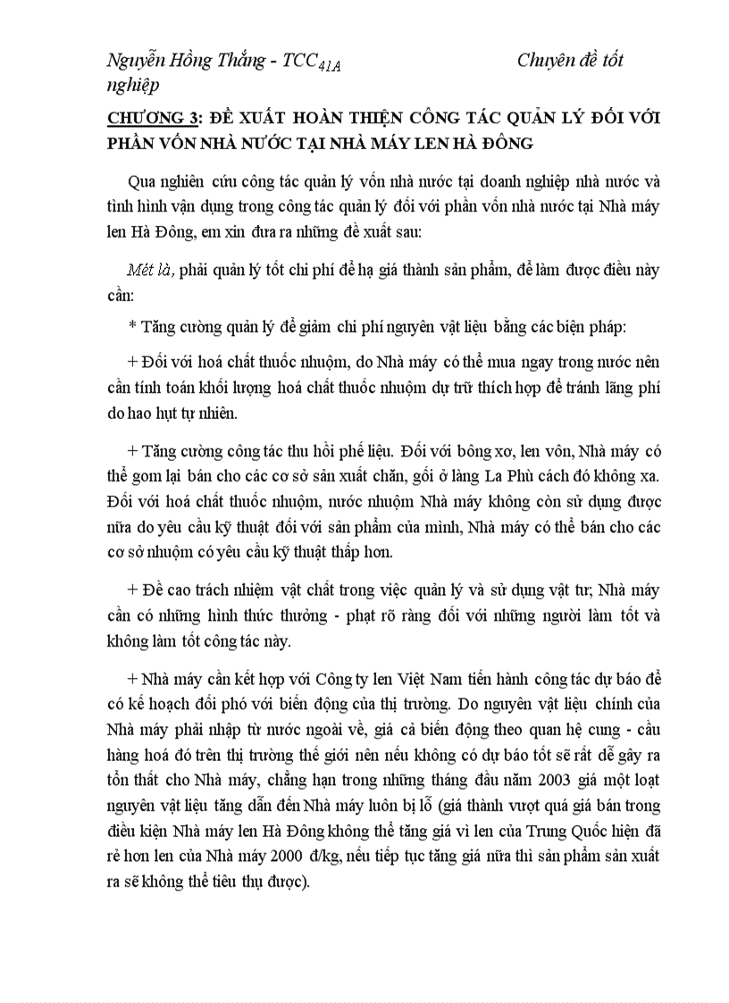 image for page Quản lý vốn nhà nước tại doanh nghiệp nhà nước Nghiên cứu vận dụng tại Nhà máy len Hà Đông 1