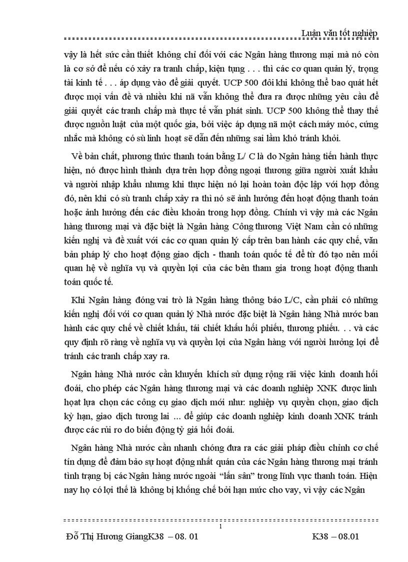 image for page thanh toán L C trong hoạt động XNK của Công ty Vật tư và XNK Tổng công ty rau quả