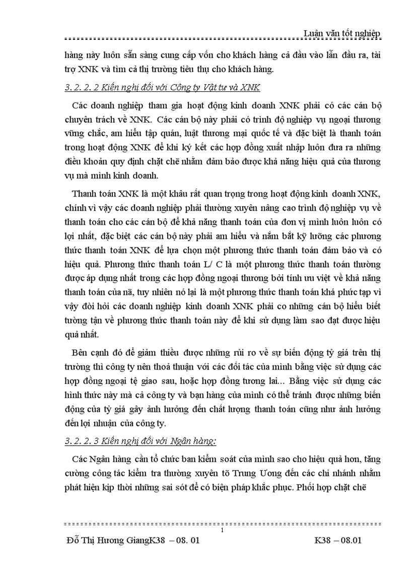 image for page thanh toán L C trong hoạt động XNK của Công ty Vật tư và XNK Tổng công ty rau quả