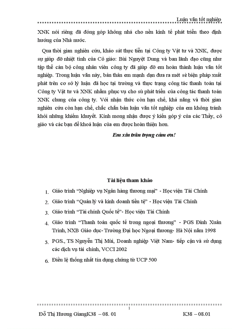 image for page thanh toán L C trong hoạt động XNK của Công ty Vật tư và XNK Tổng công ty rau quả