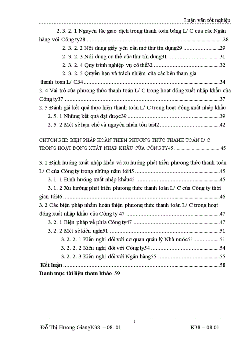 image for page thanh toán L C trong hoạt động XNK của Công ty Vật tư và XNK Tổng công ty rau quả