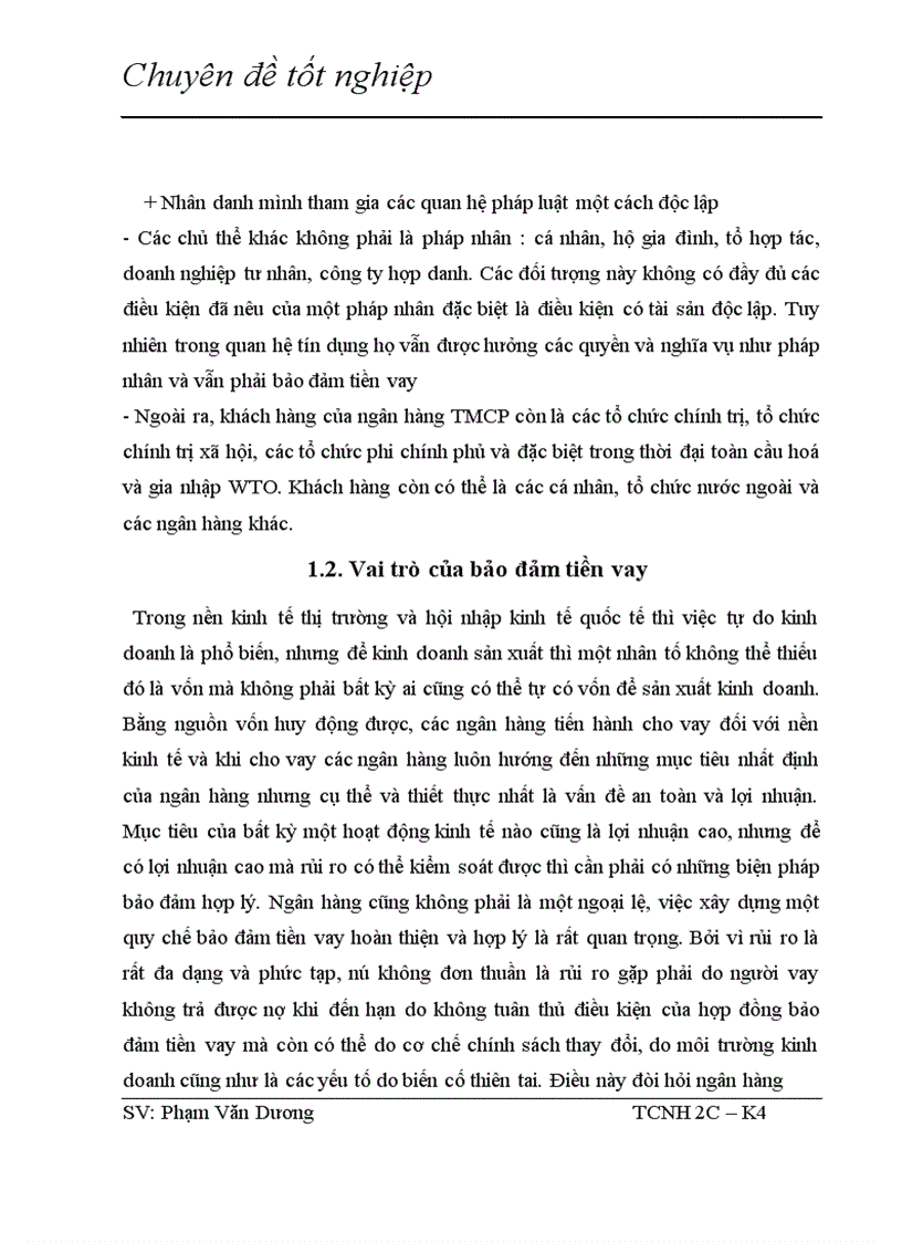 image for page Giải pháp nhằm nâng cao hiệu quả bảo đảm tiền vay bằng thế chấp tài sản trong hoạt động tín dụng tại NHTMCP Hàng Hải