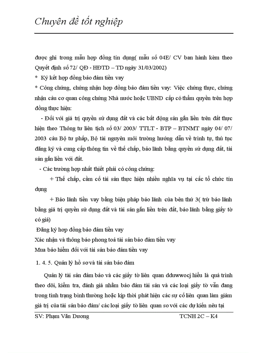 image for page Giải pháp nhằm nâng cao hiệu quả bảo đảm tiền vay bằng thế chấp tài sản trong hoạt động tín dụng tại NHTMCP Hàng Hải