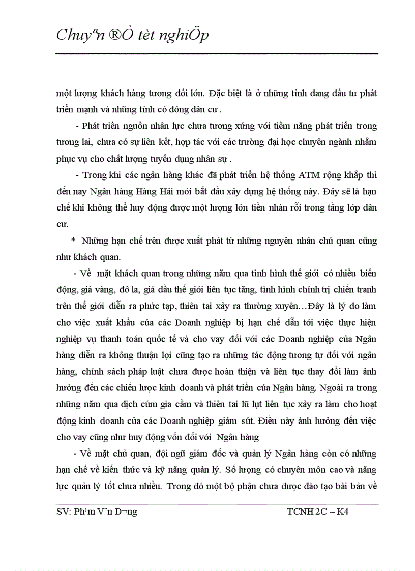 image for page Giải pháp nhằm nâng cao hiệu quả bảo đảm tiền vay bằng thế chấp tài sản trong hoạt động tín dụng tại NHTMCP Hàng Hải