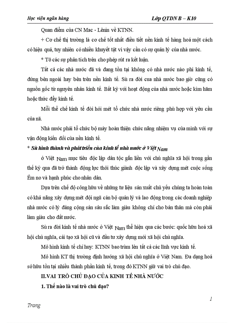 image for page Làm thế nào để nền kinh tế nhà nước giữ vai trò chủ đạo trong nền kinh tế thị trường định hướng XHCN
