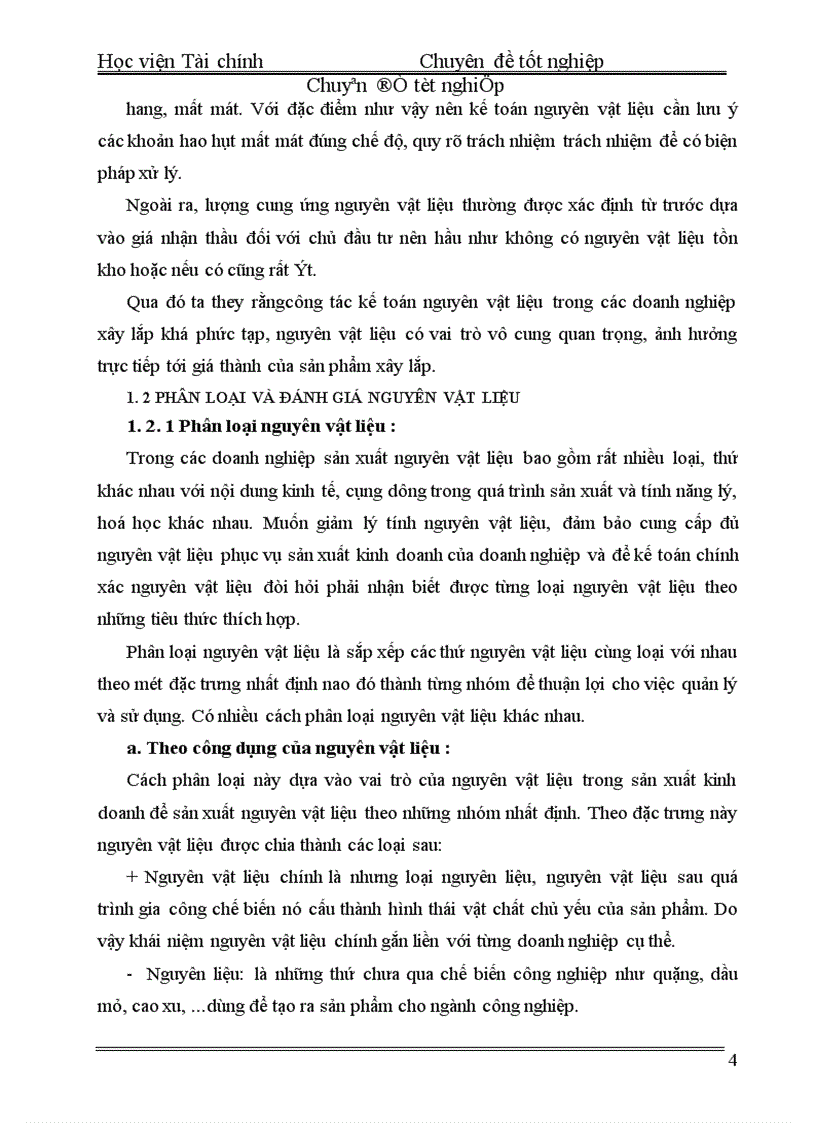 image for page Tổ chức công tác kế toán nguyên vật liệu ở Công ty xây dựng và phát triển đô thị 1