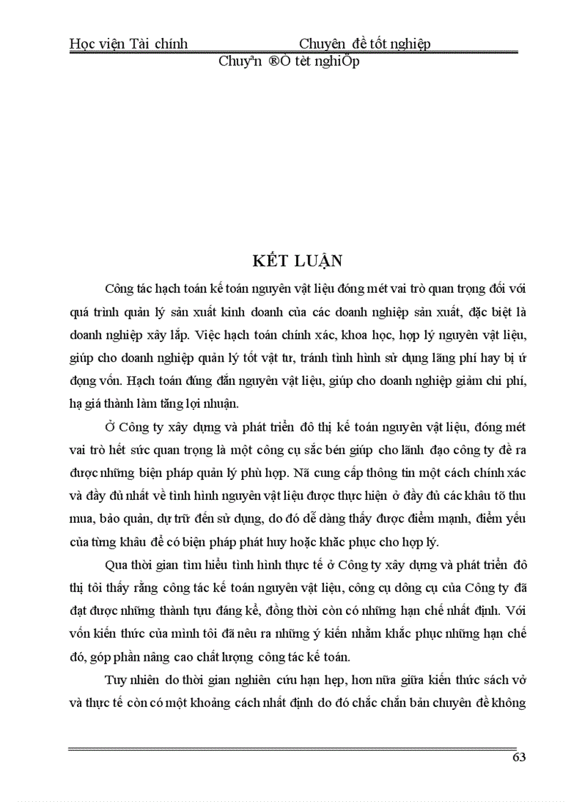 image for page Tổ chức công tác kế toán nguyên vật liệu ở Công ty xây dựng và phát triển đô thị 1