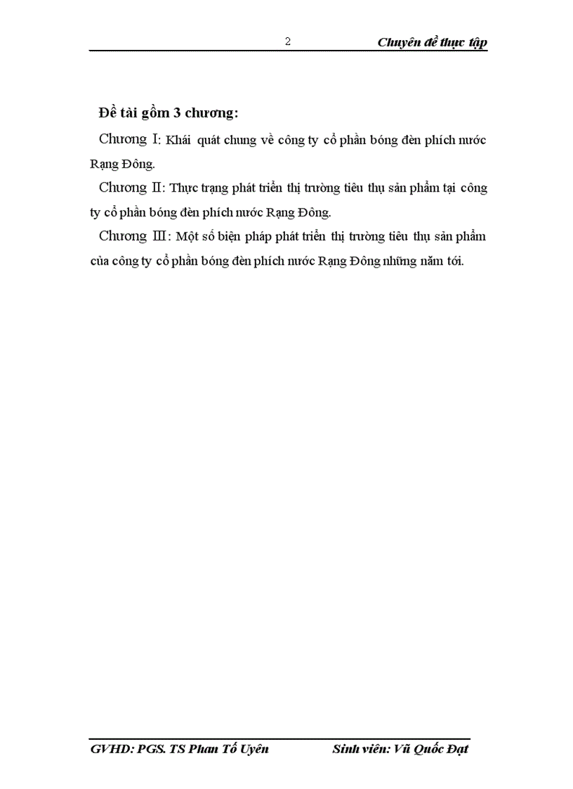 image for page Biện pháp phát triển thị trường tiêu thụ sản phẩm tại Công ty cổ phần Bóng đèn phích nước Rạng Đông