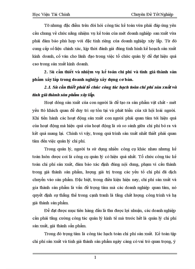image for page Tổ chức kế toán chi phí sản xuất và tính giá thành sản phẩm tại Công ty Cổ phầm Sông Đà 909 1