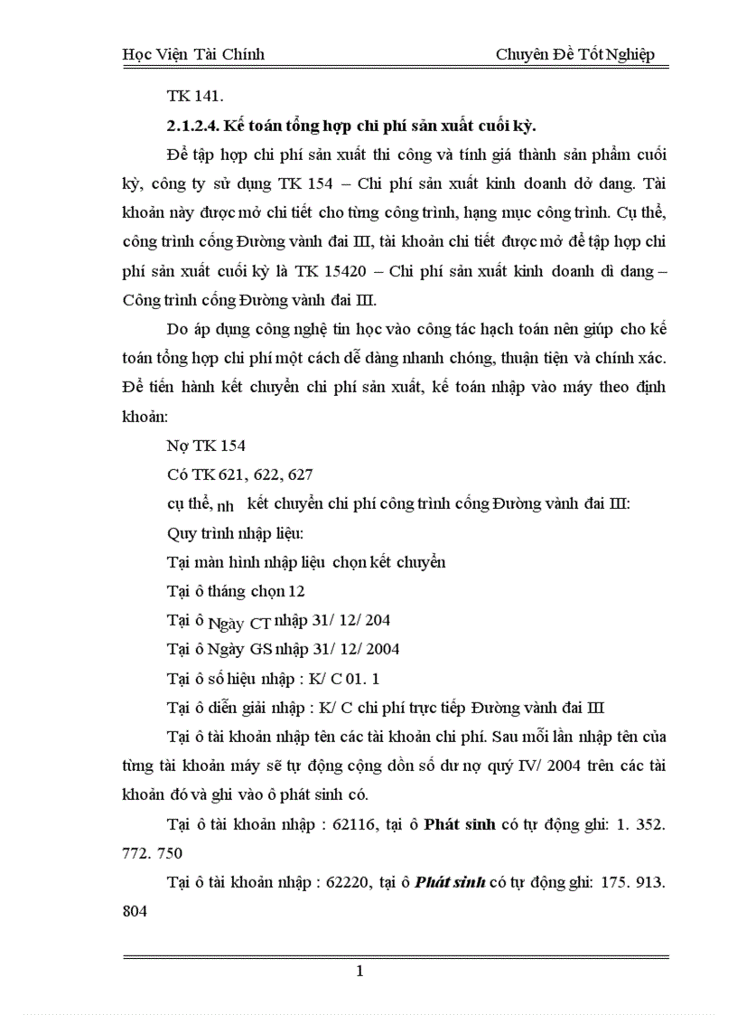 image for page Tổ chức kế toán chi phí sản xuất và tính giá thành sản phẩm tại Công ty Cổ phầm Sông Đà 909 1