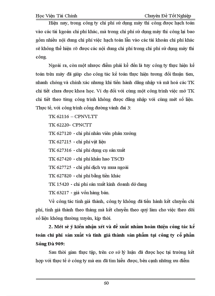 image for page Tổ chức kế toán chi phí sản xuất và tính giá thành sản phẩm tại Công ty Cổ phầm Sông Đà 909 1