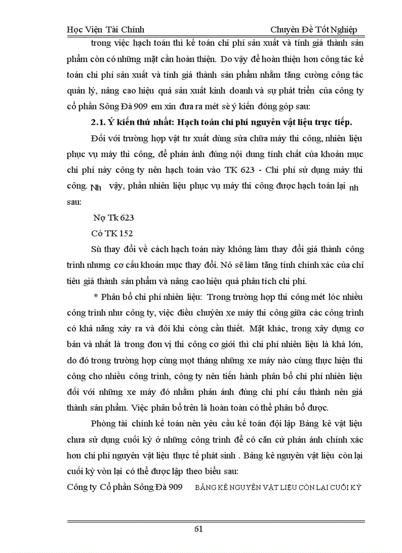 image for page Tổ chức kế toán chi phí sản xuất và tính giá thành sản phẩm tại Công ty Cổ phầm Sông Đà 909 1