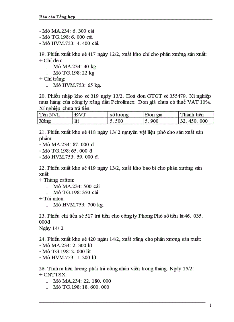 image for page Báo cáo Tổng hợp xí nghiệp may thăng long