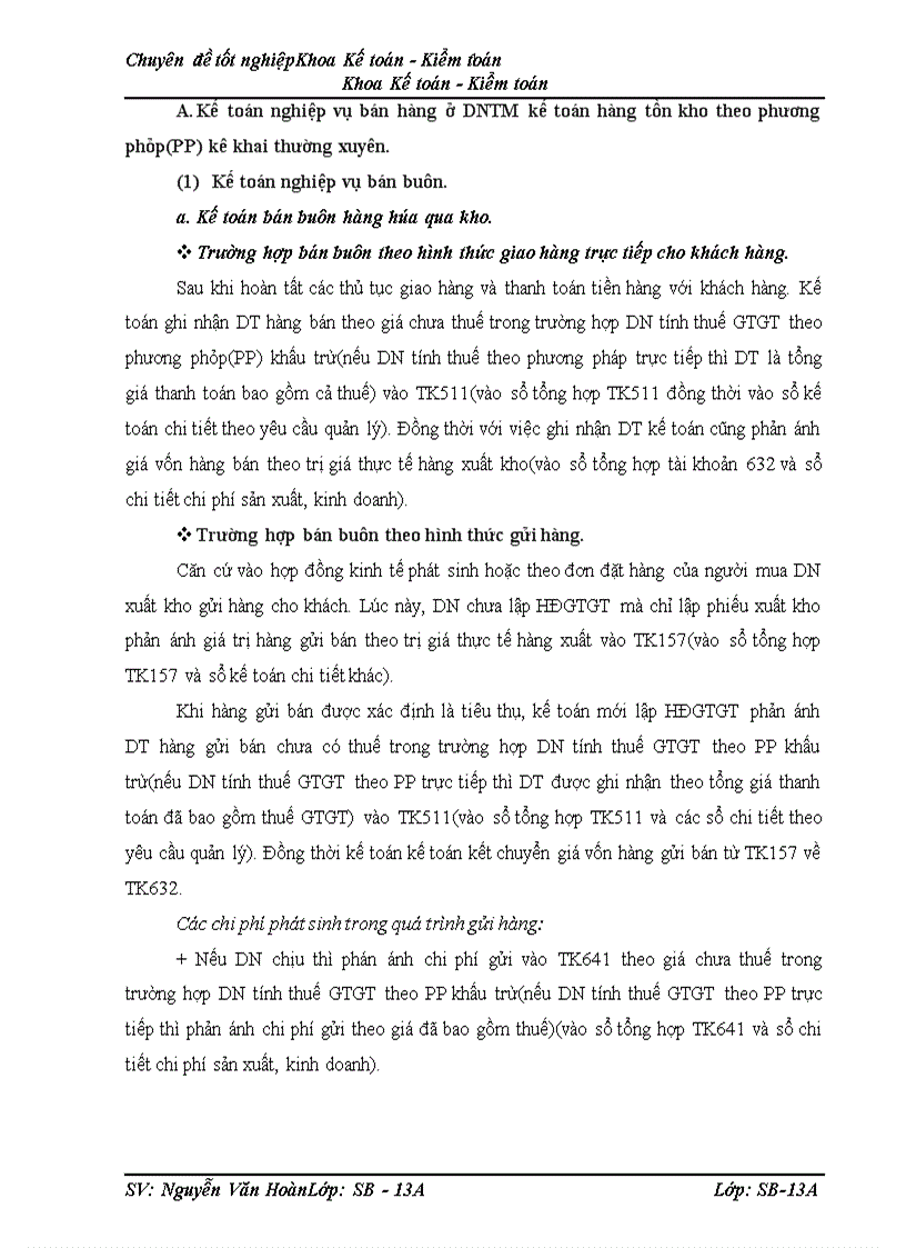 image for page Kế toán bán hàng săm lốp ô tô tại Doanh nghiệp tư nhân kinh doanh và thương mại Thủy Phát 1