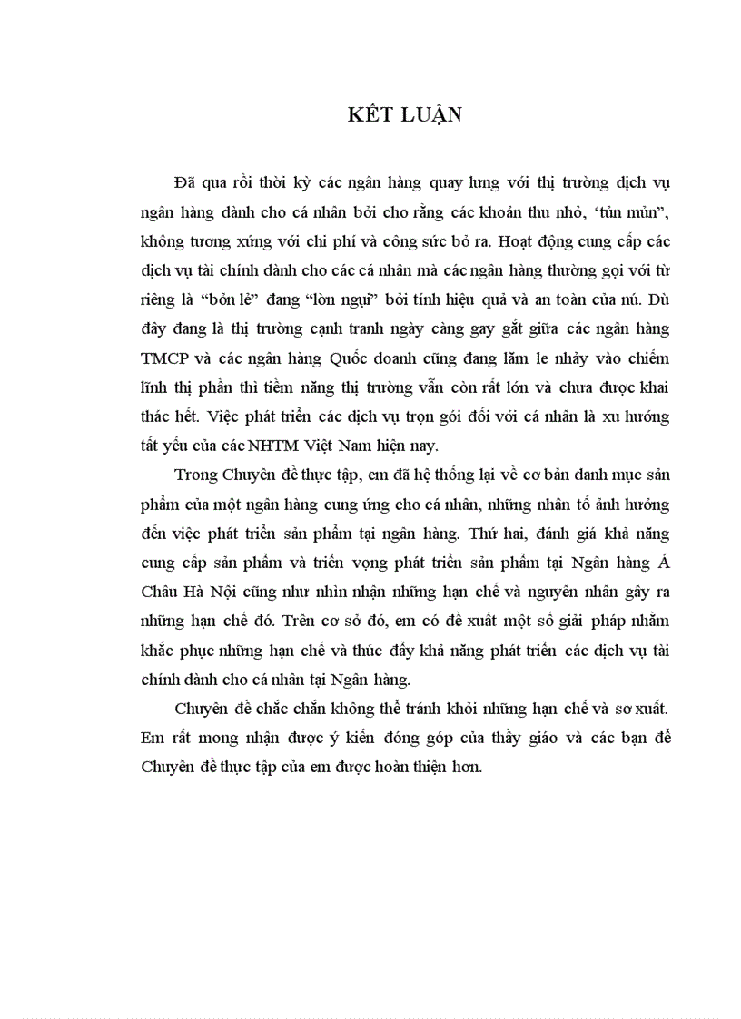 image for page Phát triển các dịch vụ ngân hàng dành cho cá nhân tại Ngân hàng thương mại cổ phần Á Châu chi nhánh Hà Nội 1