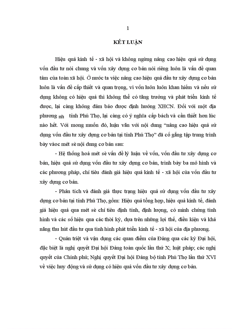 image for page Nâng cao hiệu quả sử dụng vốn đầu tư xây dựng cơ bản của tỉnh Phú Thọ 1