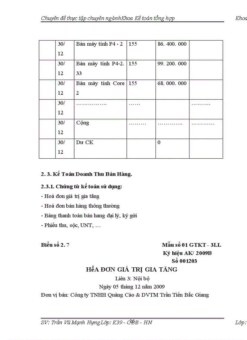image for page Hoàn thiện kế toán tiêu thụ thành phẩm tại Công ty trách nhiệm hữu hạn quảng cáo và dịch vụ thương mại Trần Tiến Bắc Giang 1