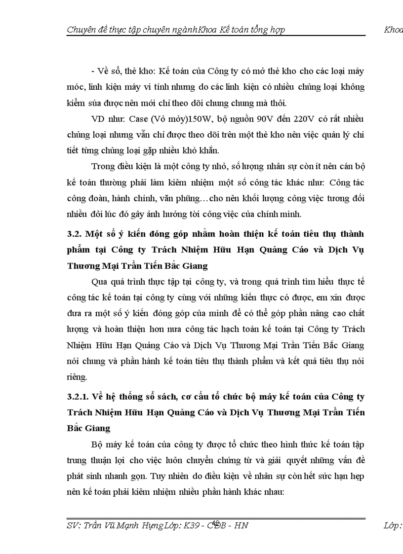 image for page Hoàn thiện kế toán tiêu thụ thành phẩm tại Công ty trách nhiệm hữu hạn quảng cáo và dịch vụ thương mại Trần Tiến Bắc Giang 1