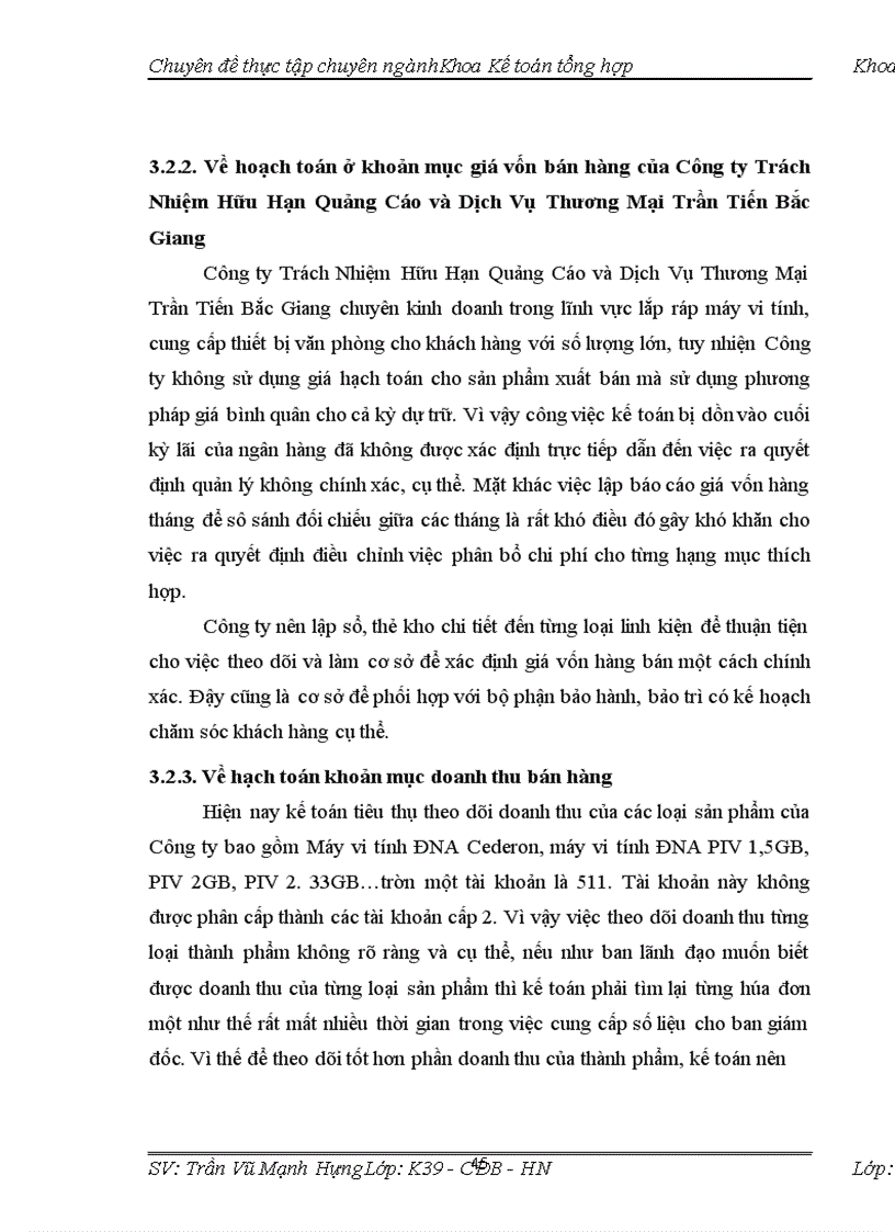 image for page Hoàn thiện kế toán tiêu thụ thành phẩm tại Công ty trách nhiệm hữu hạn quảng cáo và dịch vụ thương mại Trần Tiến Bắc Giang 1