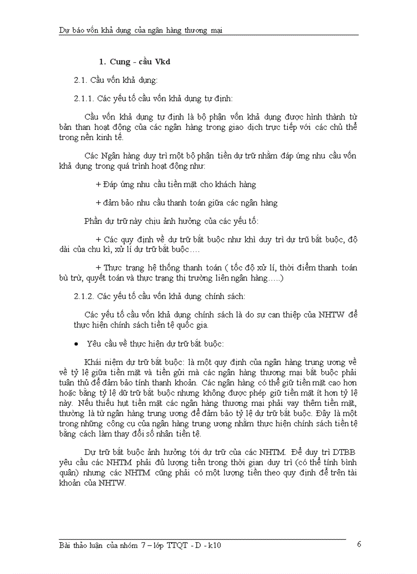 image for page Dự báo vốn khả dụng của hệ thống ngân hàng thương mại Việt Nam