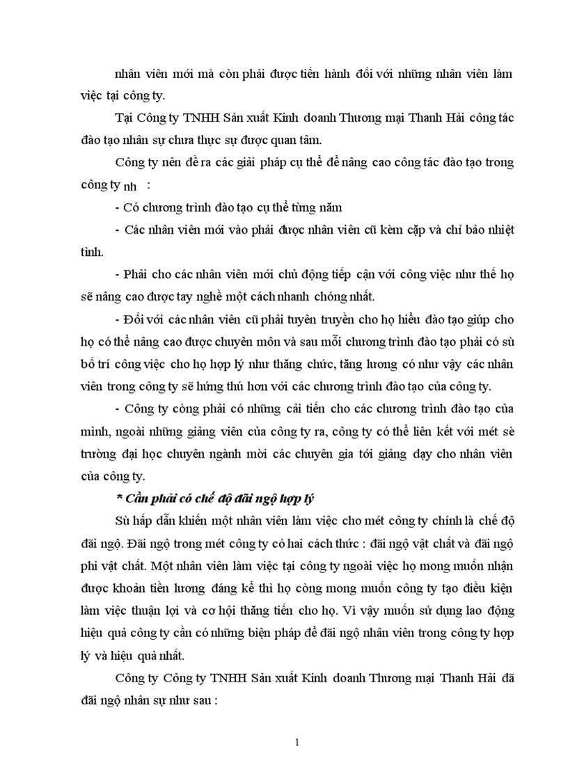 image for page Cải thiện công tác bố trí và sử dụng nhân sự tại công ty