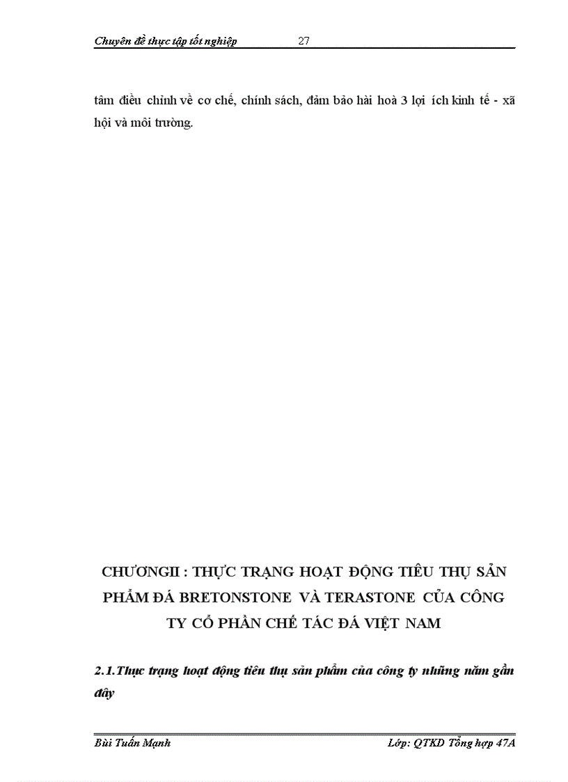 image for page Đẩy mạnh hoạt động tiêu thụ sản phẩm của công ty cổ phần Chế tác đá Bretonstone và Terastone Việt Nam 1