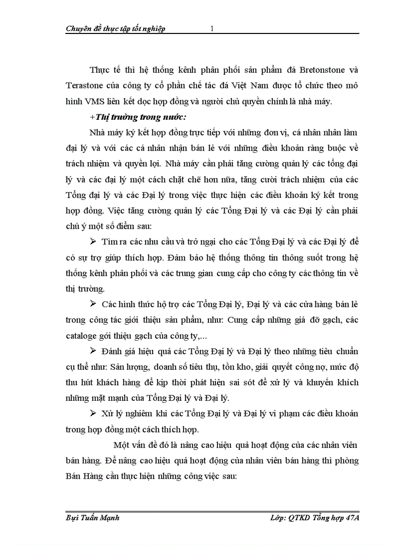 image for page Đẩy mạnh hoạt động tiêu thụ sản phẩm của công ty cổ phần Chế tác đá Bretonstone và Terastone Việt Nam 1