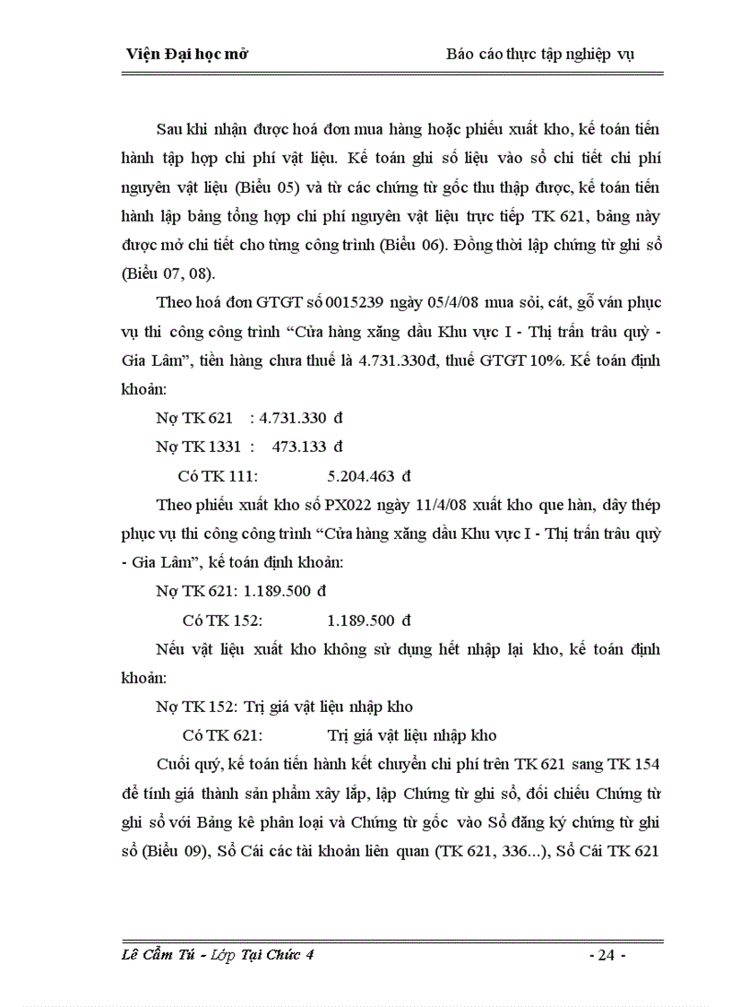 image for page Kế toán chi phí sản xuất v à tính giá thành sản phẩm tại Công ty cổ phần cơ khí xây dựng và tư vấn thiết kế 30 4