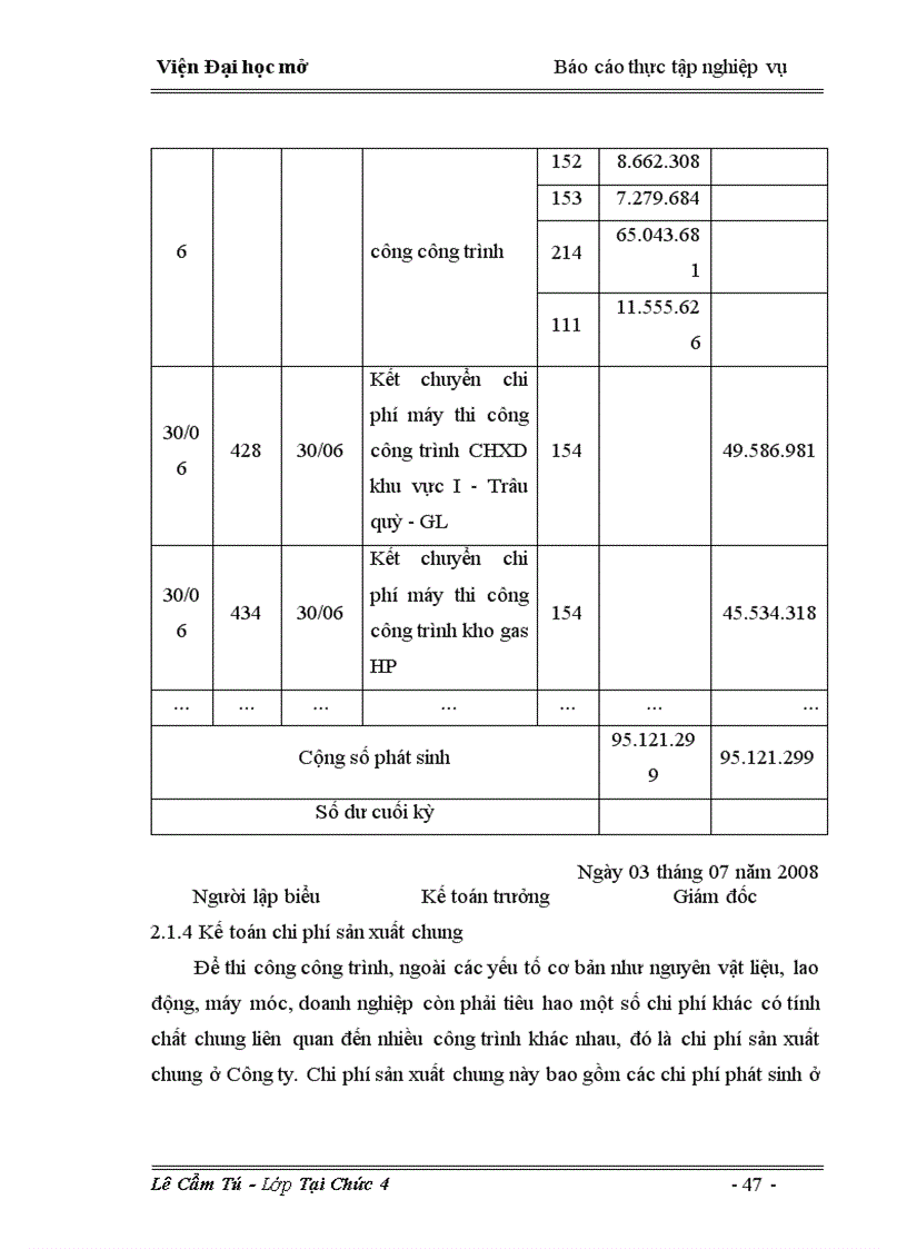 image for page Kế toán chi phí sản xuất v à tính giá thành sản phẩm tại Công ty cổ phần cơ khí xây dựng và tư vấn thiết kế 30 4