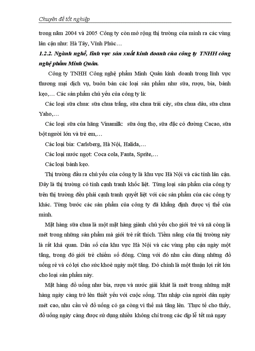 image for page Giải pháp Marketing thúc đẩy hoạt động kinh doanh của Công ty công nghệ phẩm Minh Quân 1