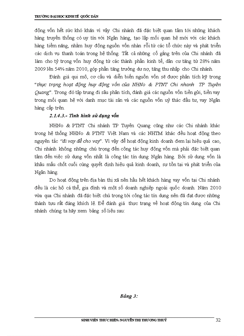 image for page Giải pháp tăng cường huy động vốn tại Ngân hàng Nông nghiệp và Phát triển Nông thôn Chi nhánh TP Tuyên Quang
