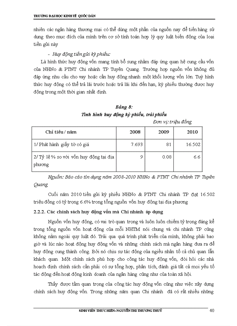 image for page Giải pháp tăng cường huy động vốn tại Ngân hàng Nông nghiệp và Phát triển Nông thôn Chi nhánh TP Tuyên Quang