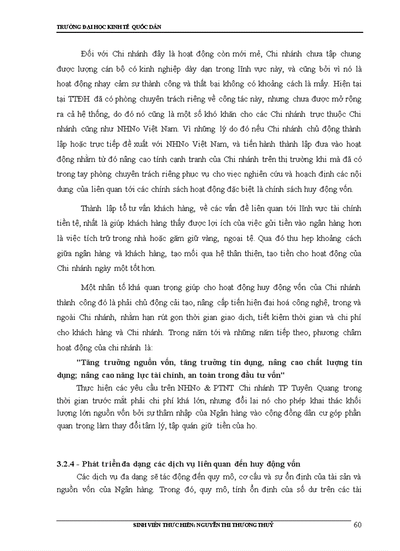 image for page Giải pháp tăng cường huy động vốn tại Ngân hàng Nông nghiệp và Phát triển Nông thôn Chi nhánh TP Tuyên Quang