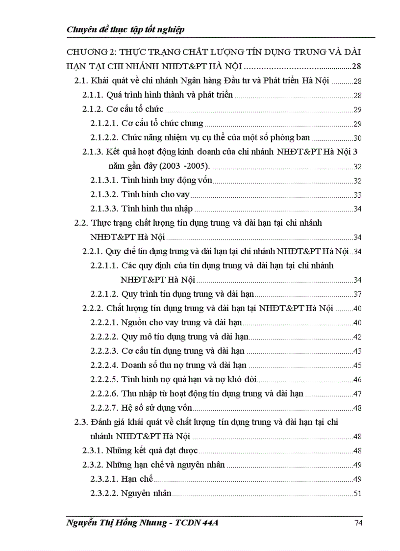 image for page Giải pháp nâng cao chất lượng tín dụng trung và dài hạn tại chi nhánh Ngân hàng Đầu tư và Phát triển Hà Nội 1